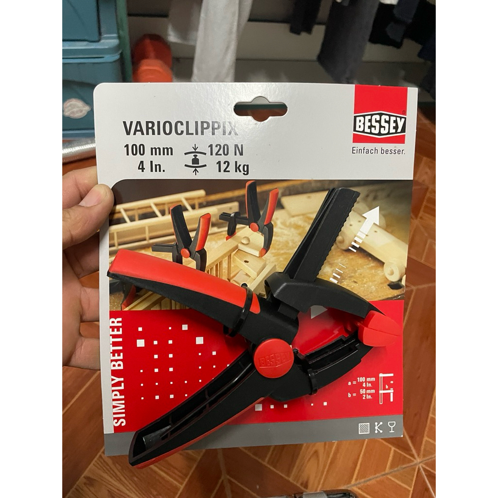 BESSEY แคลมป์จับชิ้นงาน VARIOCLIPPIX XV 100mm