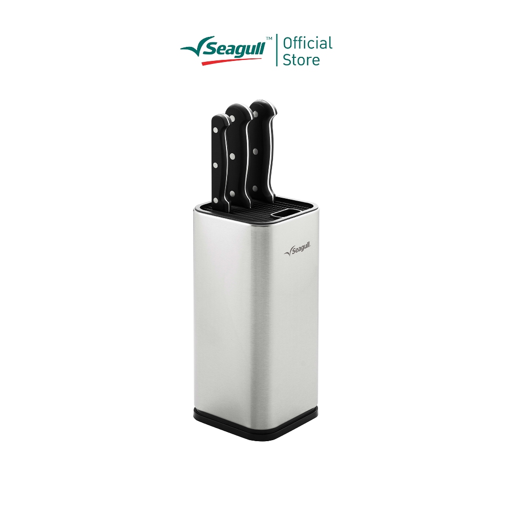 Seagull ชุดมีดโปร พร้อมที่เก็บมีด (4 ชิ้น) Pro Knife Set and Knife Holder