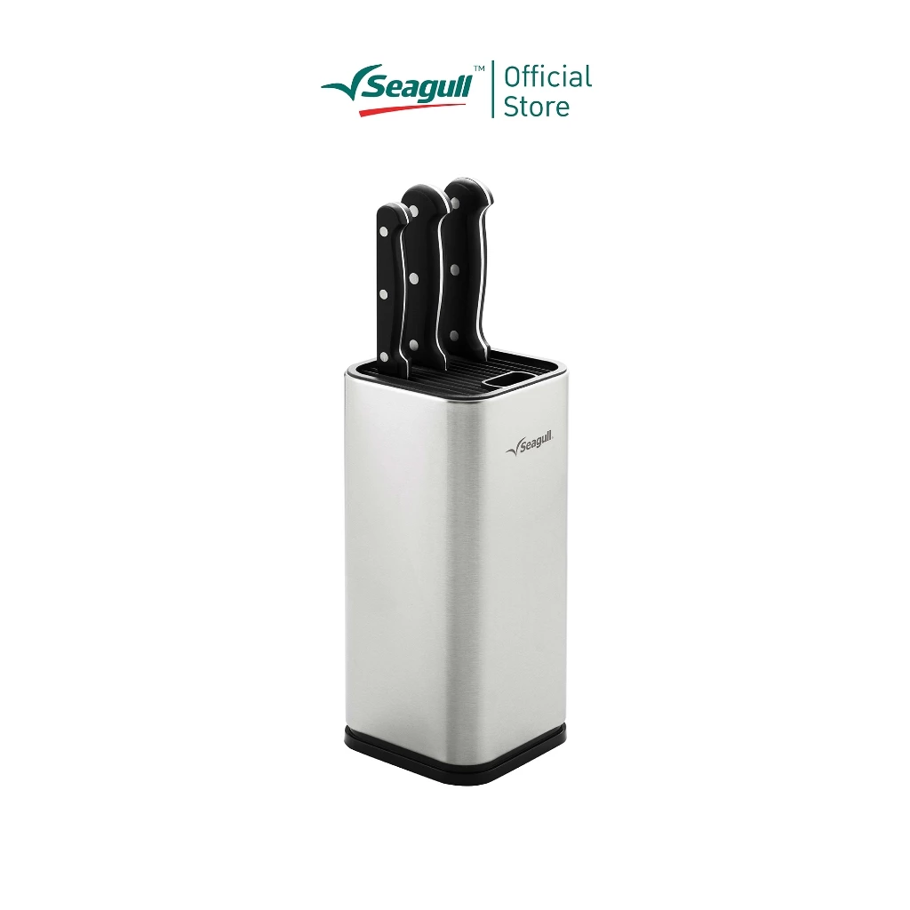 Seagull ชุดมีดโปร พร้อมที่เก็บมีด (4 ชิ้น) Pro Knife Set and Knife Holder