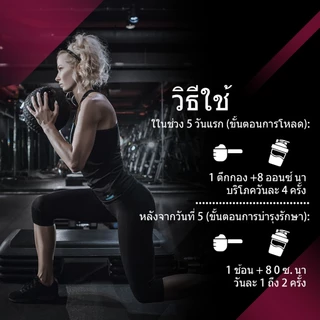 Ozmolts Creatine Monohydrate Supplements ครีเอทีน ช่วยในการออกกำลังกาย Relieve Fatigue ผงครีเอทีน สตรอเบอร์รี่ 300g