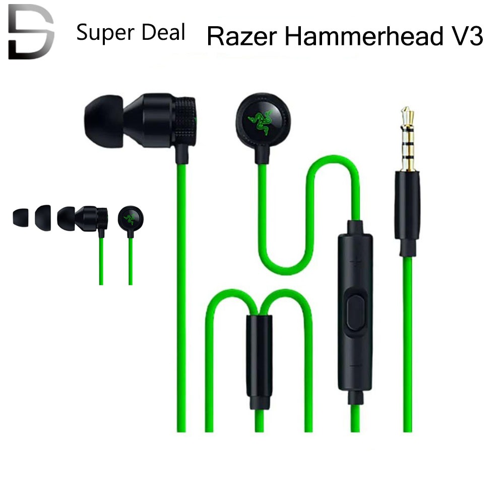 Razer Hammerhead V3 Wired Earbuds In Ear Headphone Gaming Headset หูฟังอินเอียร์ หูฟังมีสาย