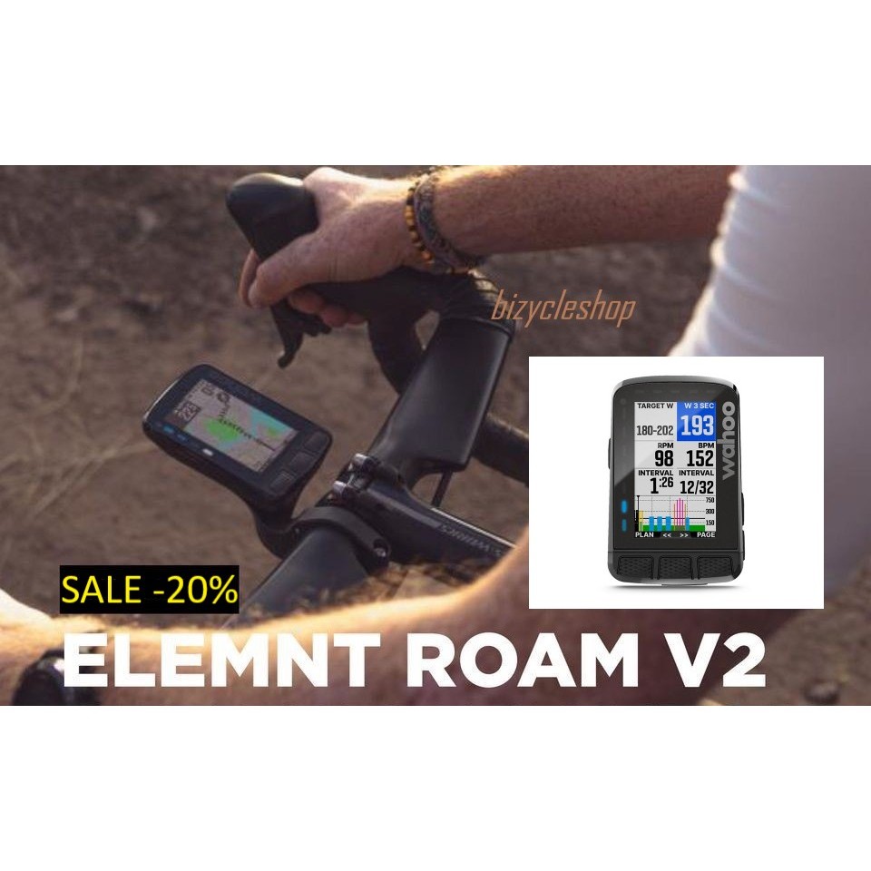 Wahoo ELEMNT ROAM V.2 CYCLING COMPUTER ไมล์จักรยาน