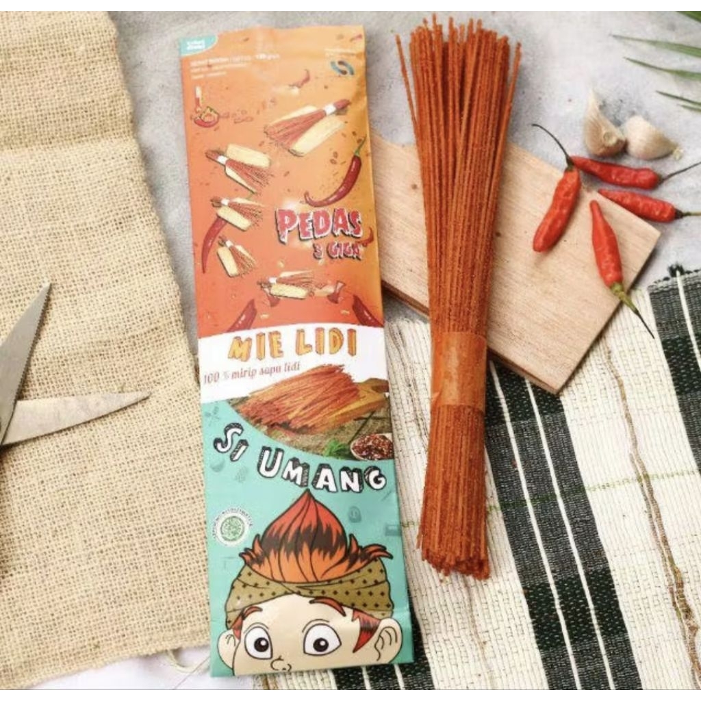 Mie Lidi Si Umang ขนมอินโดนีเซียยอดฮิต อร่อย หลากหลายรสชาติ