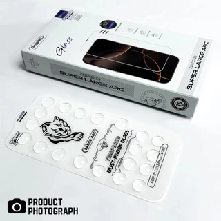 ฟิล์มกระจกใสไม่มีขอบเต็มจอโค้ง 0.4MM สำหรับ iPhone XS Max XR 11 12 13pro 14 15plus 16 17Ari 17ProMax