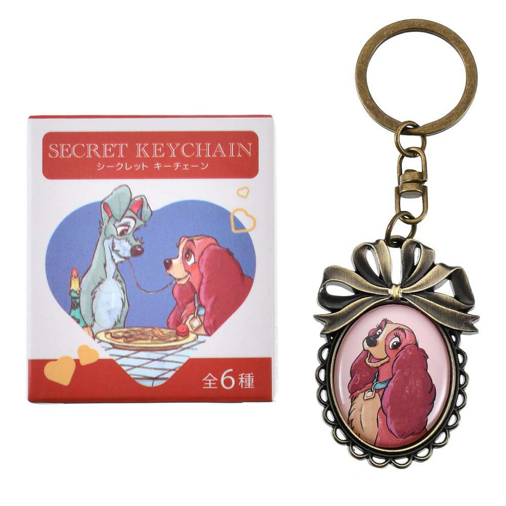 พร้อมส่ง ของแท้ ใช้โค้ดลดได้ พวงจุ่ม lady and the tramp คอล lady 70th พวงกุญแจเลดี้ พวงกุญแจ lady คล