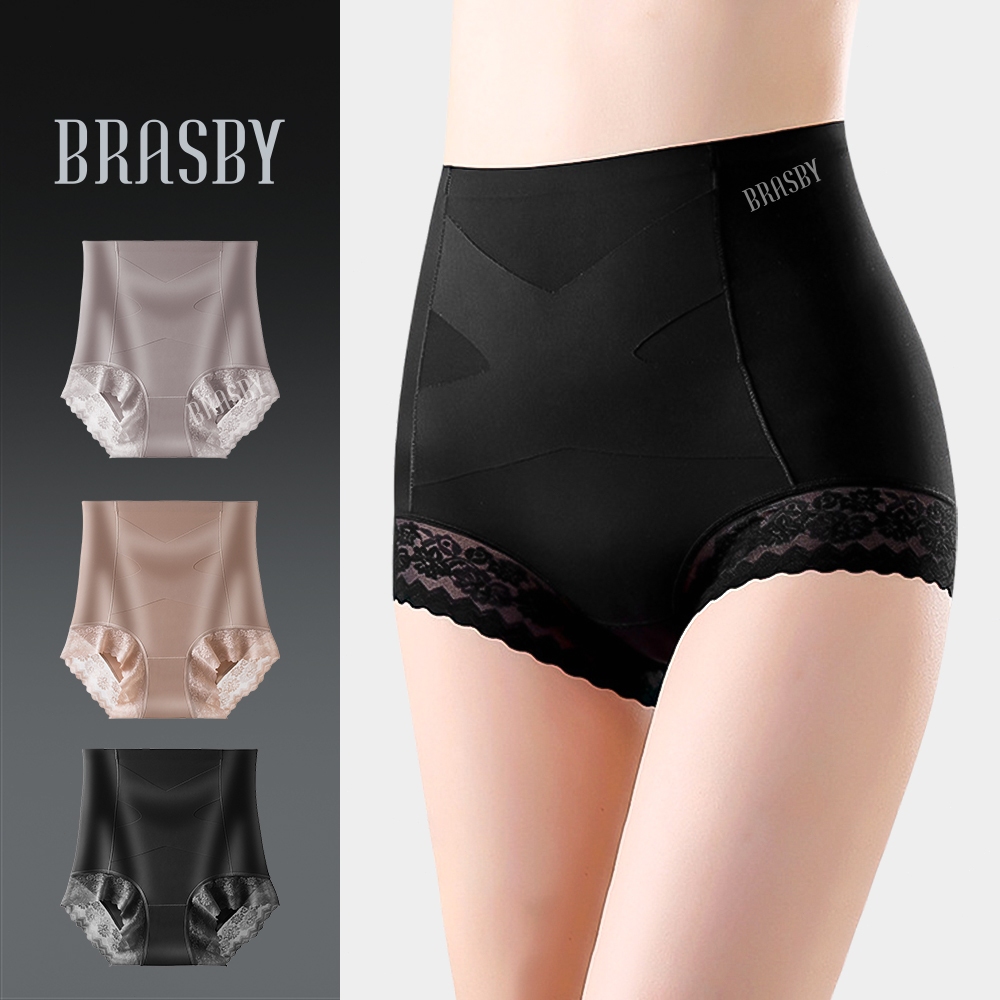 🎉Brasby🎉กางเกงเก็บหน้าท้อง กางเกงกระชับหน้าท้องเอวสูง สวมใส่เย็นสบายไร้ร่องรอย