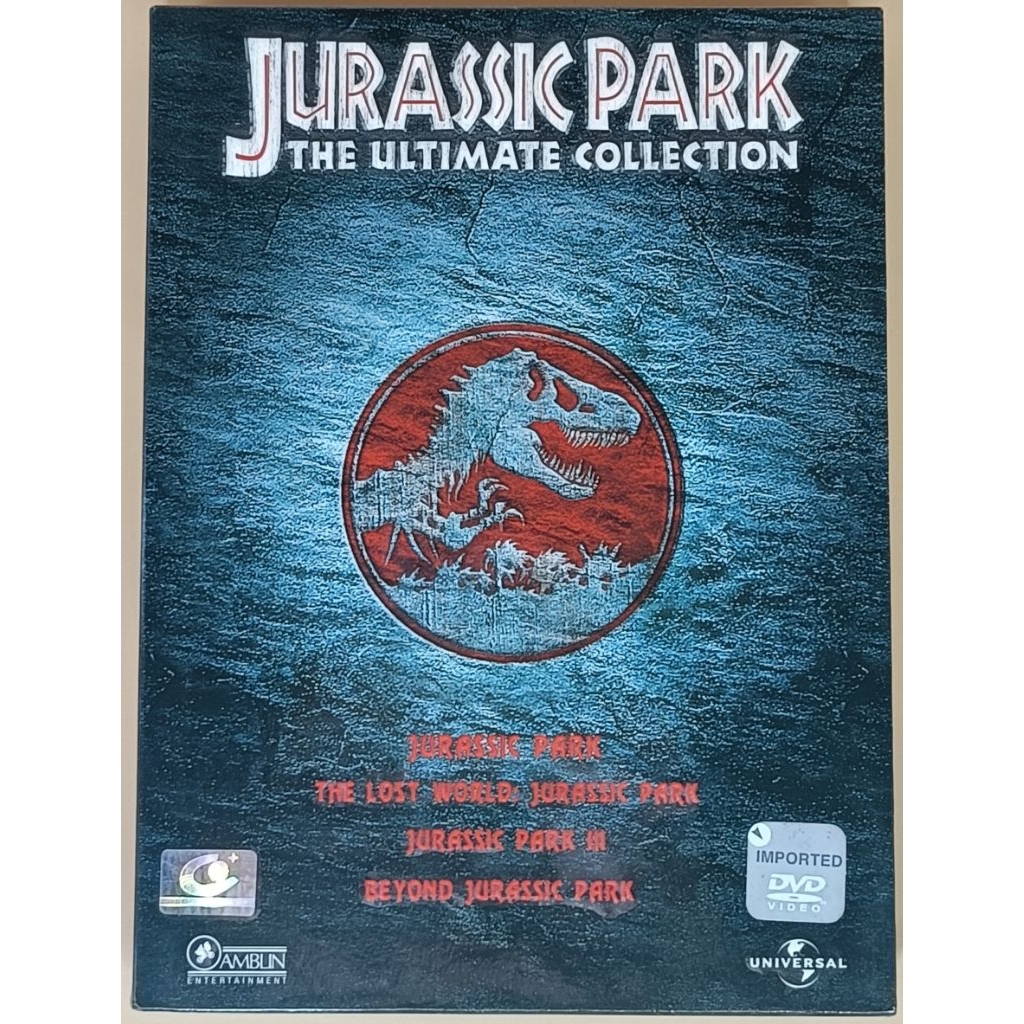 DVD เสียงอังกฤษ/บรรยายไทย - Jurassic Park Trilogy (Boxset) จูราสสิค ปาร์ค ไตรภาค