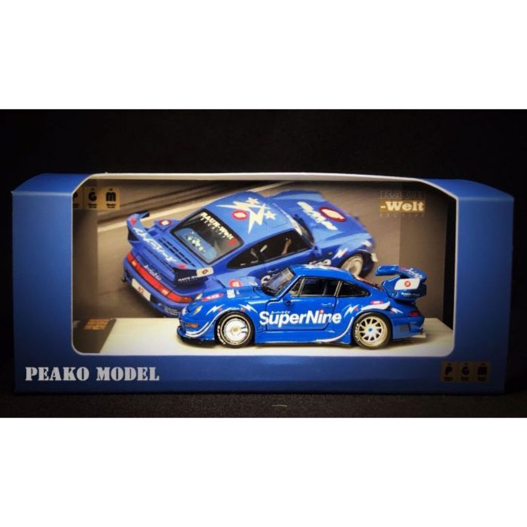 PGM x Peako Model 1/64 Die-Cast Model Car RWB 993 SuperNine