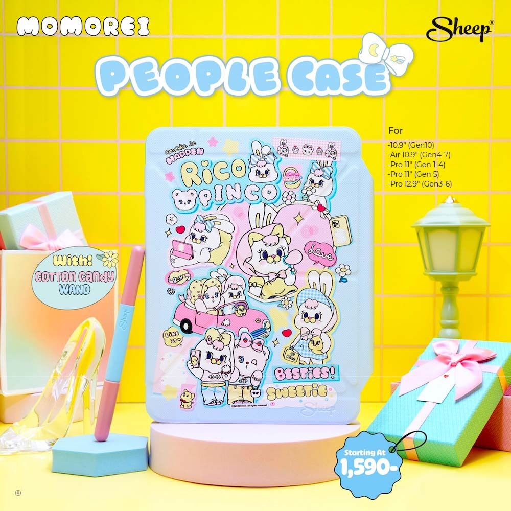 [People Momorei] Momorei Collection เคสสำหรับไอแพด Peopleเคสเก็บปลอกปากกาได้ ฟรี ปลอกปากกา Case For 
