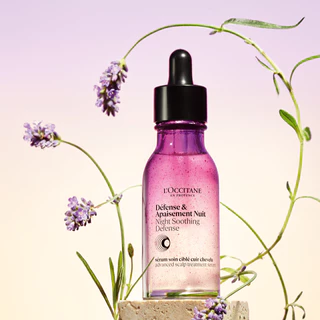 L'Occitane Night Soothing Defense Serum 50ml ล็อกซิทาน เซรั่ม บำรุง หนังศีรษะ