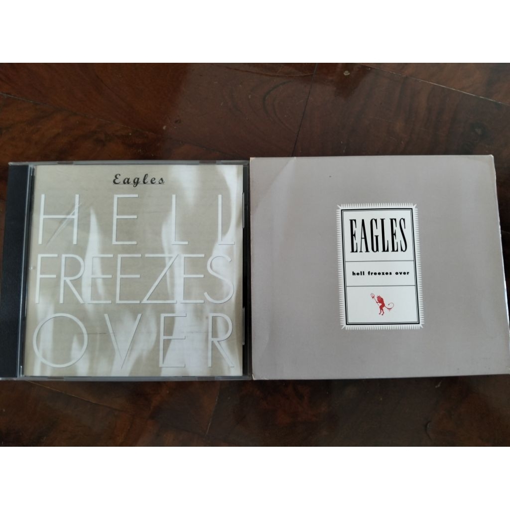 ซีดีเพลง cd music Eagles hell freezes over แผ่นนำเข้า เสียงดี