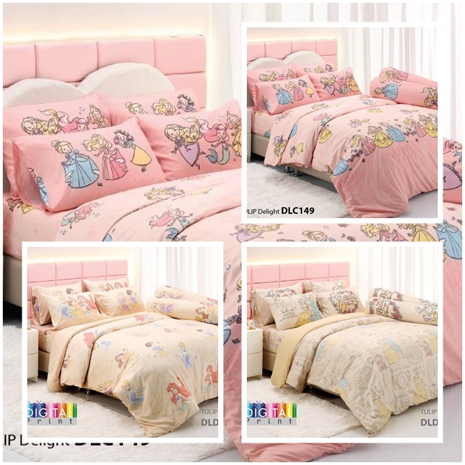 ผ้าปูที่นอน TULIP Delight ทิวลิป ดีไลท์ 3.5 5 6 ฟุต เจ้าหญิง Princess DLC133 DLD003 DLD028 DLD029 DLD033 DLC149 DLD045