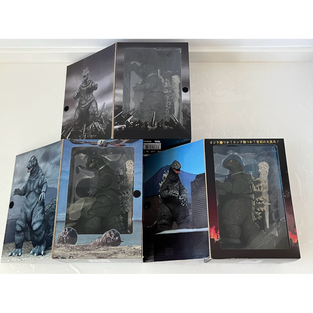 NECA Godzilla vs King Kong 1962 NECA Godzilla vs Mothra1964Godzilla1954