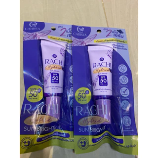 1 แถม 1 กันแดดราชิสูตร 2 RACHI Hybrid Sun Bright SPF 50 PA+++ ขนาด 4 ml.