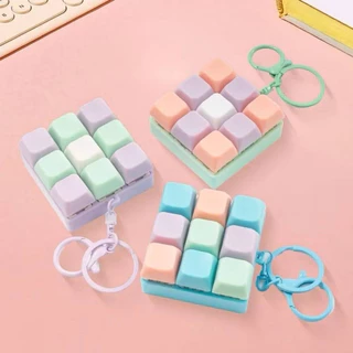 พวงกุญแจคีย์บอร์ดนิ้วมือคีย์บอร์ด, ปุ่มบรรเทาความเครียด 9Keys Clicker ของเล่นผู้ใหญ่ค่ะ