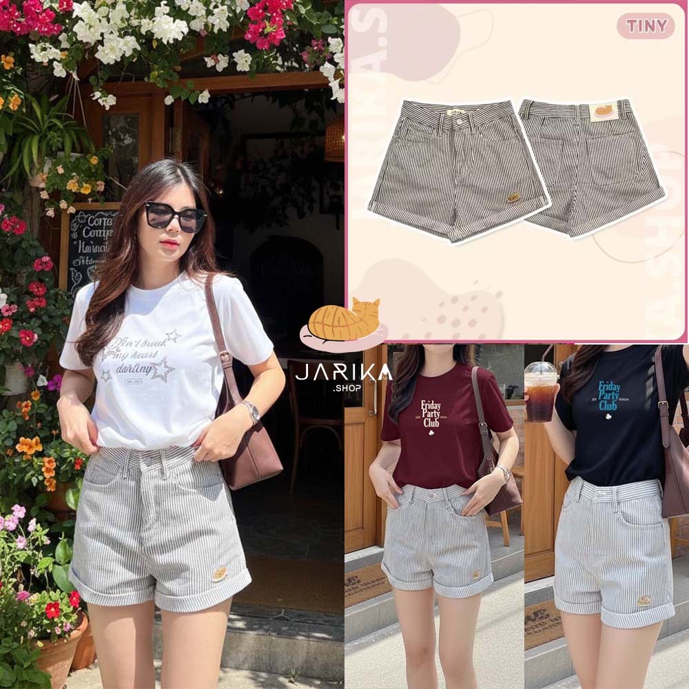 Jarika.shop - กางเกงขาสั้น รุ่น TINY ( งานป้าย.. Jarika )
