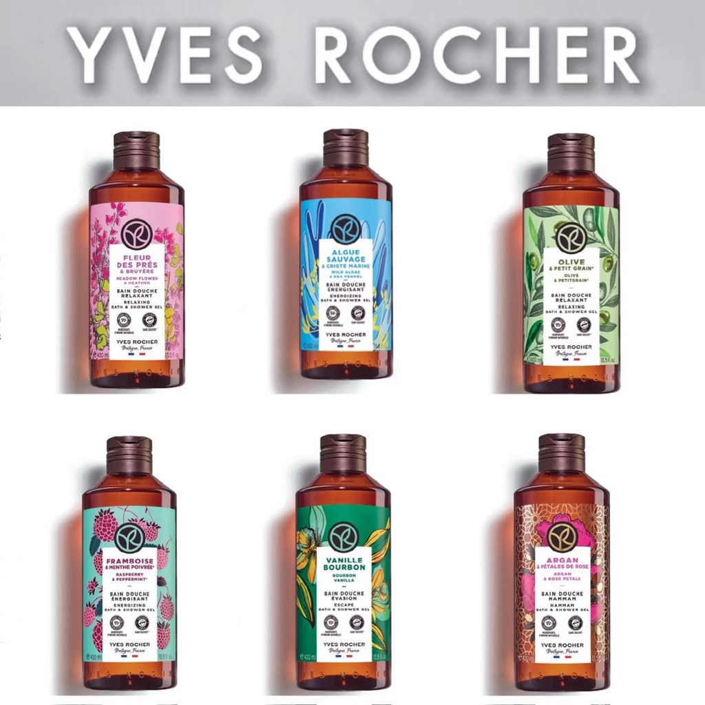 Yves Rocher shower gel เจลอาบน้ำอีฟโรเช่ 400ml