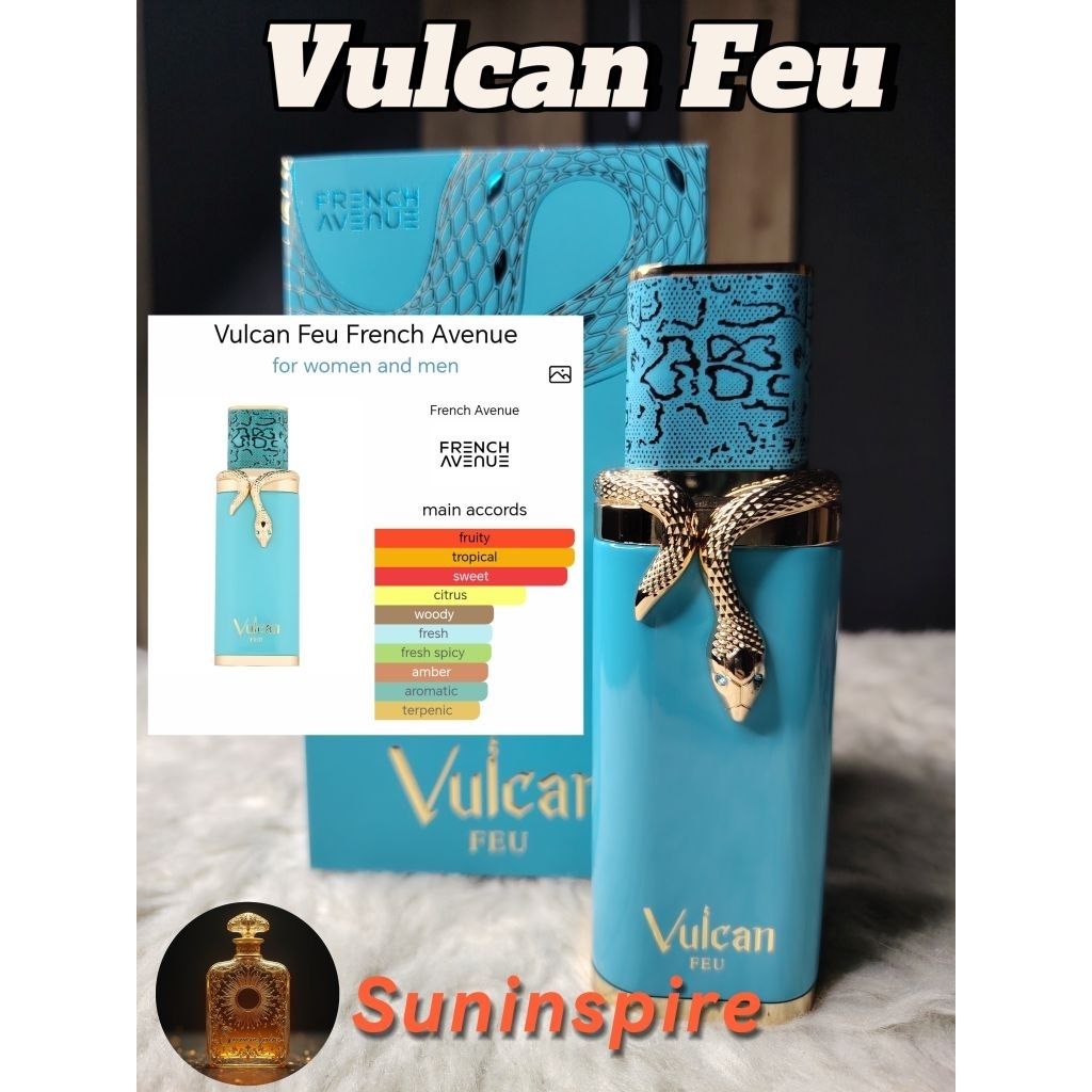 น้ำ​หอม​แบ่ง​ขาย​ Vulcan Feu French Avenue กลิ่น Fruity Citrus Woody กลิ่น tropical fruity หอมหรูหรา​ หอมแพง