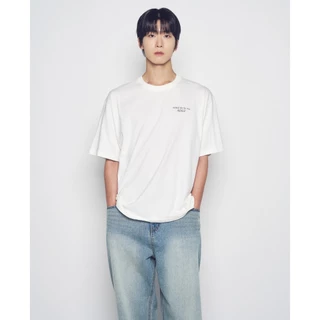 ADLV [acme de la vie] เสื้อยืด Oversize รุ่น Ac Bear Basic Logo Short Sleeve T-Shirt Cream (50163SBBSSU_F5CMXX)