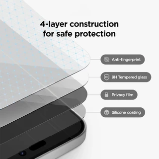 ฟิล์มกระจก เต็มจอ สำหรับ iPhone 17Promax กันมองกันเสือก PVT รุ่น 17 17Air 17Pro 13/17E 16Pro 15Pro 14Promax 16Promax 011