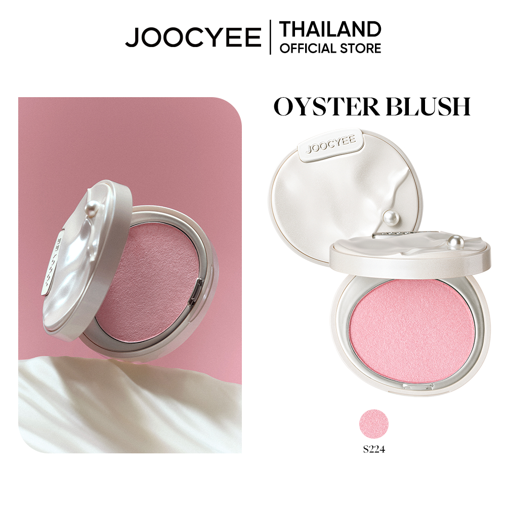 [ใหม่ 'The World is my Oyster' collection] JOOCYEE BLUSH 4g S224 RIPPLE PINK บลัชไข่มุก
