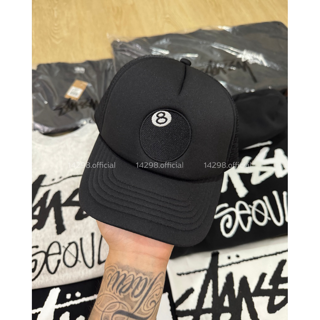 ‼️พร้อมส่ง‼️ STUSSY TRUCKER 8 BALL SNAPBACK