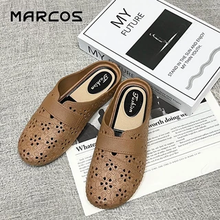 MARCOS รองเท้าแตะผู้หญิง ระบายอากาศ สวมใส่สบาย รองเท้าแฟชั่นผู้หญิง ทนต่อการสึกหรอ รอง เ ทา แตะผู้หญิง #04