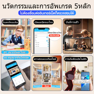 【จัดส่งใน 24 ชั่วโมง】กล้องจิ๋ว กล้องวงจรปิด กล้องวงจรปิด กล้องจิ๋วความคมชัดสูง กล้องวงจรปิดไร้สาย 4K HD กล้องไร้สาย