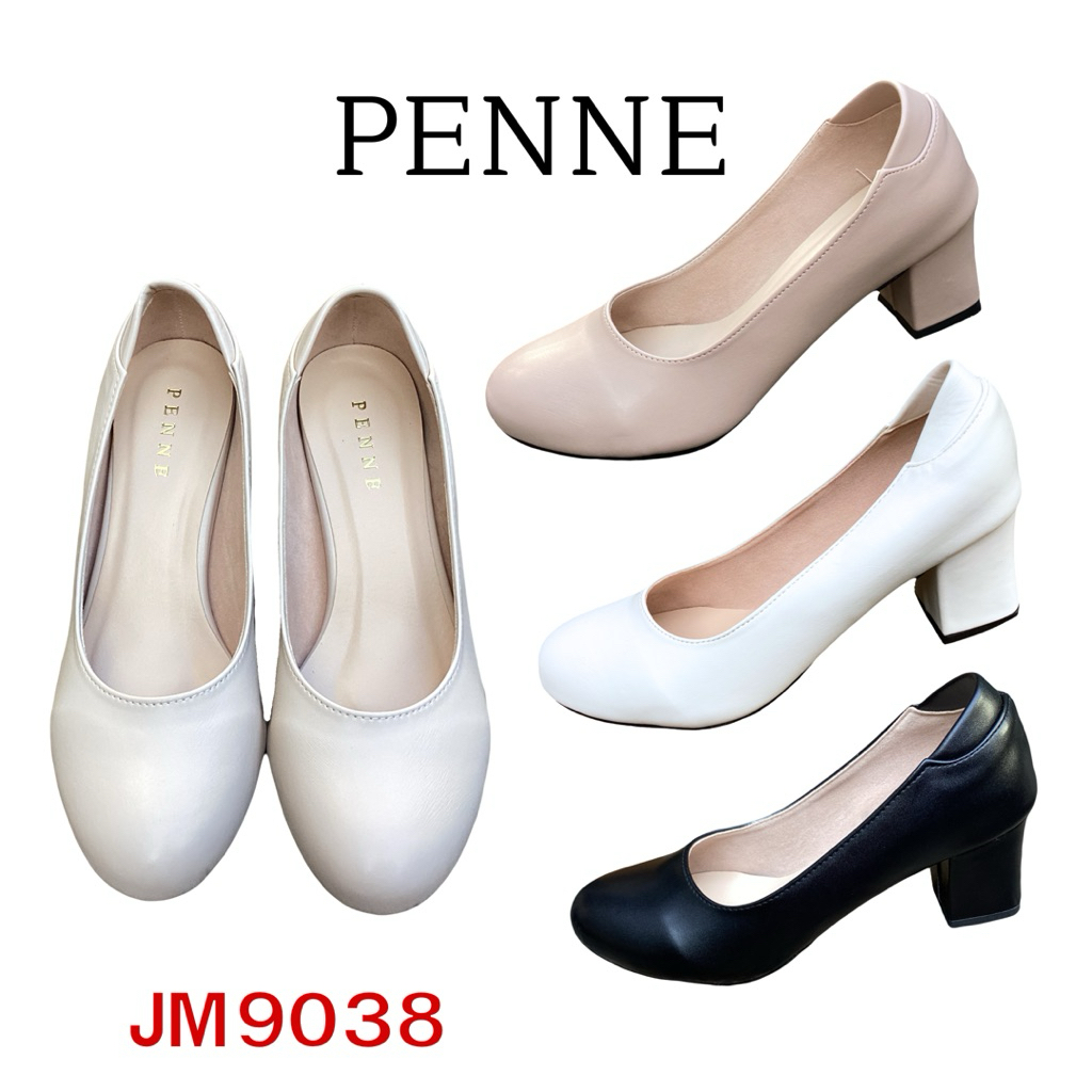 รองเท้าคัทชูมีส้น รุ่น JM9038 รองเท้าคัทชูมีส้นสูง 2 นิ้ว ไซส์35-40