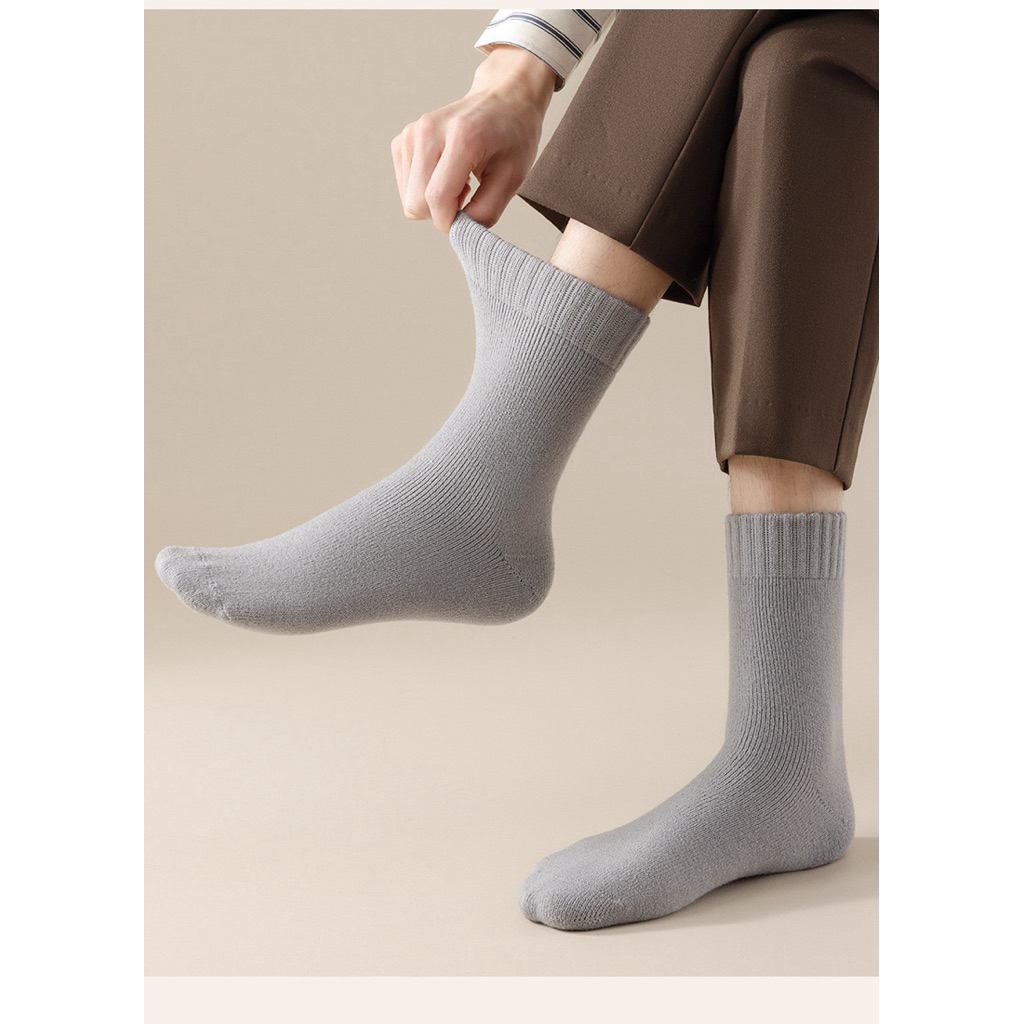 ถุงเท้ากันหนาว ถุงเท้าวูลกันหนาว ถุงเท้าใส่ติดลบ - รูปที่ 4