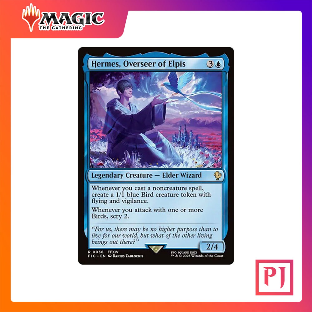 [MTG] Hermes, Overseer of Elpis [FIC] [BLUE] [RARE] [NORMAL] [ENG] (การ์ดเมจิค / Magic the Gathering