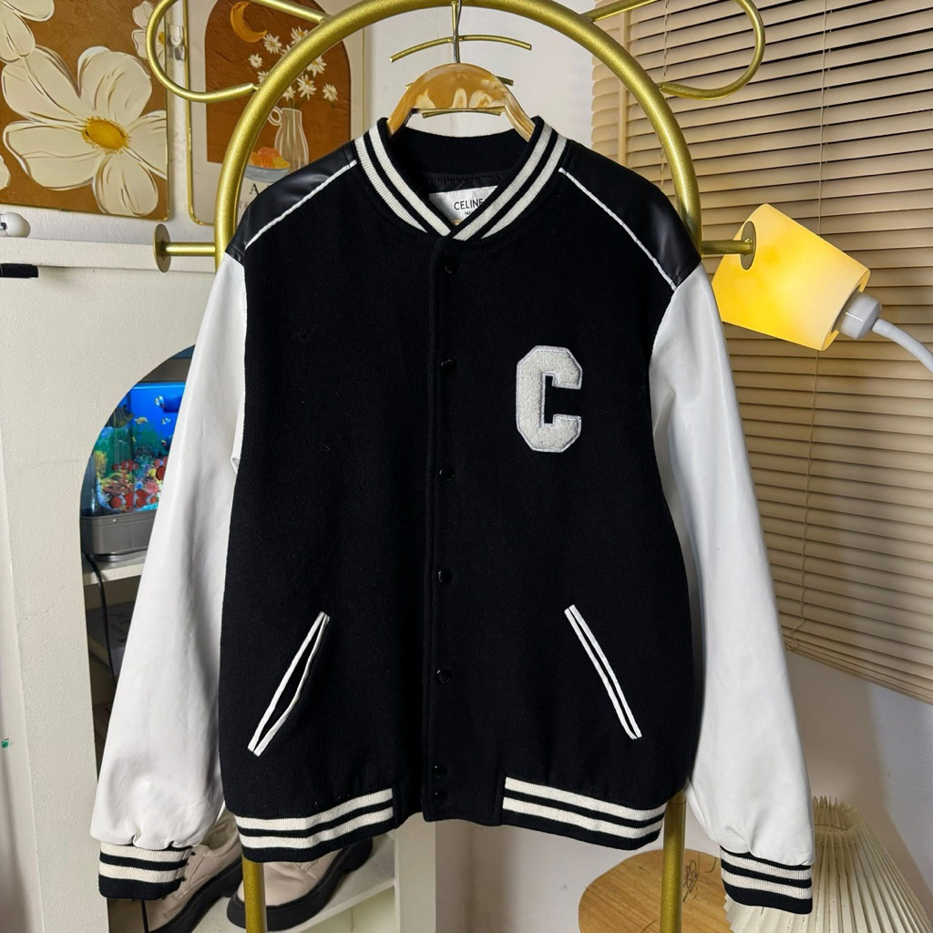 เสื้อแจ็คเก็ตเบสบอล CELINE ✨☎️