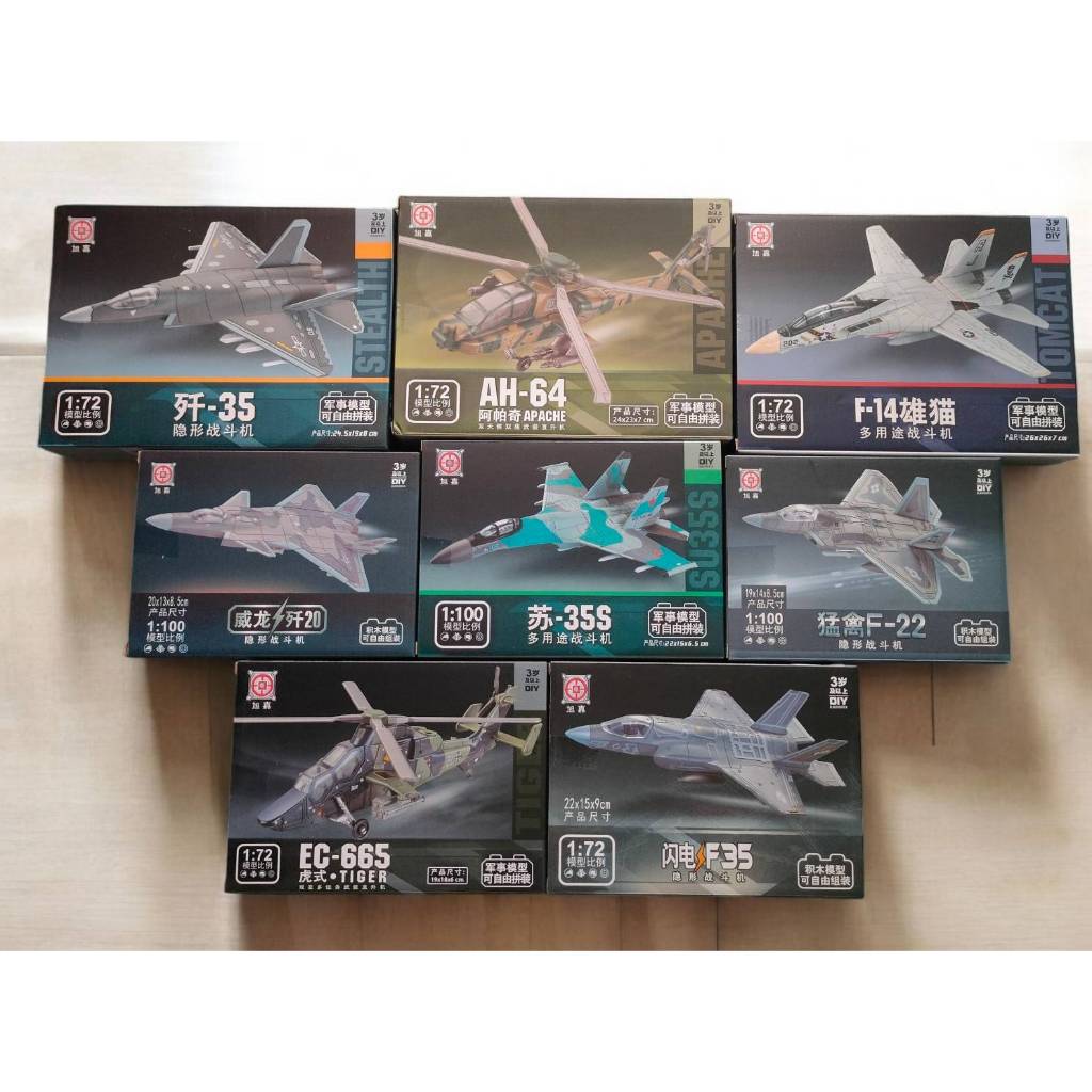 4D Model โมเดลเครื่องบินรบ: ซีรีย์เครื่องบินรบสมัยใหม่ ชุดที่3 ขนาด1/72 1/100