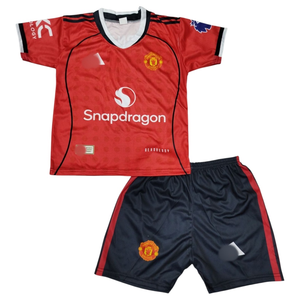 No.3 ชุดกีฬาเด็ก S กับ M ผ้ามันไมโคร S 1-2 ปี 7-12โล ,M 2-4 ปี 12-17โล ชุดบอลเด็ก - รูปที่ 6