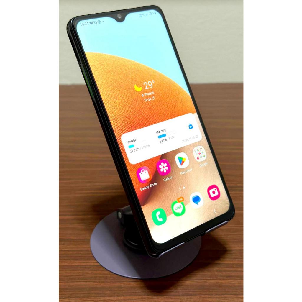Samsung A 32* 4G, Ram 8GB + Extend 8GB Rom 128 GB มือสองทุกอย่างใช้งานได้ปกติ
