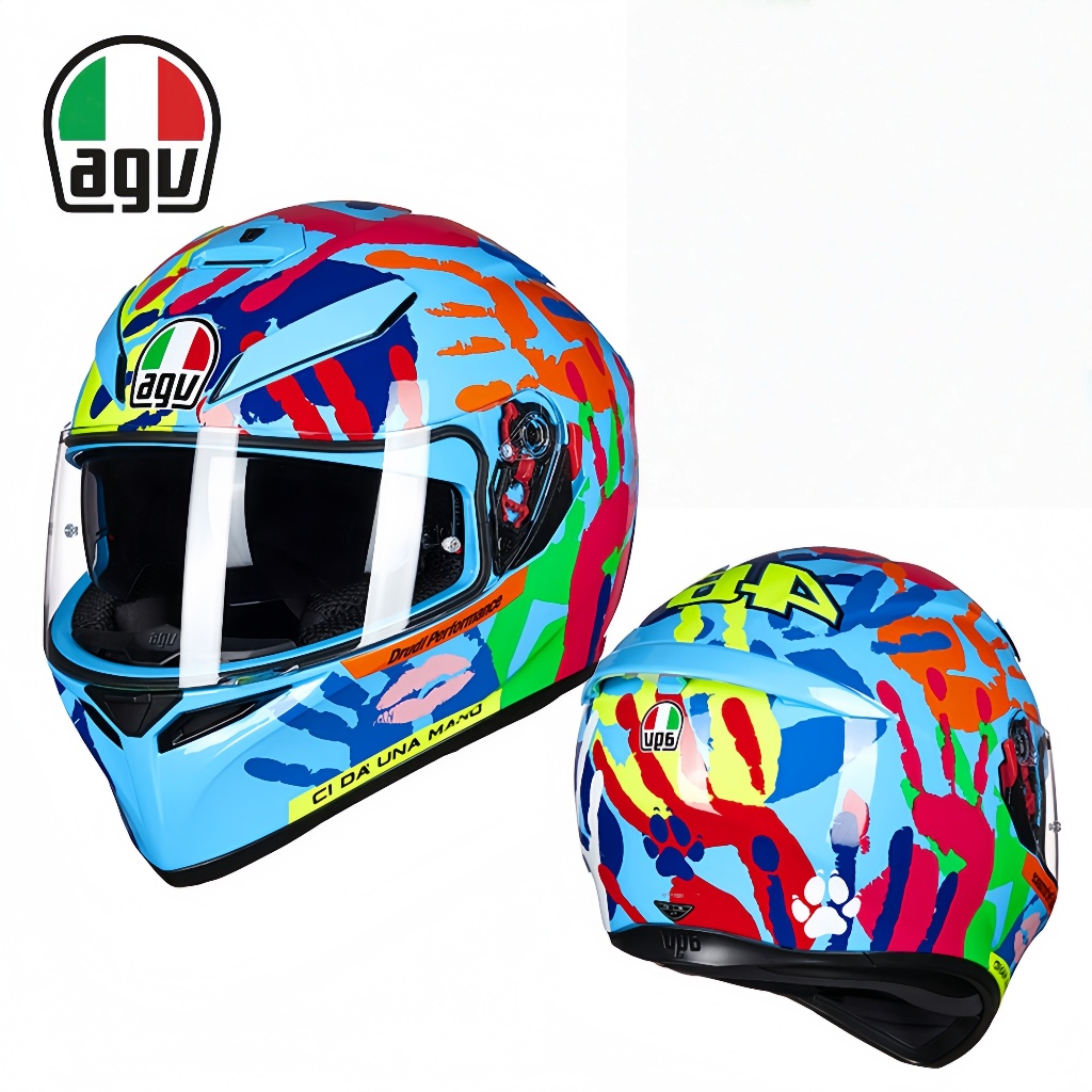 Italian AGV motorcycle helmet full helmet K3 SV double-lens helmet AGV helmet accessory lens anti-fo