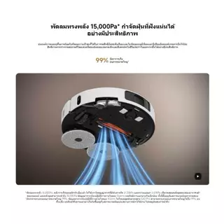 (NEW) Xiaomi Robot Vacuum S40 Pro หุ่นยนต์ดูดฝุ่น ทรงพลัง 15000Pa การสแกน 360° แบตเตอรี่ 5200mAh กําจัดฝุ่นที่ฝังแน่น