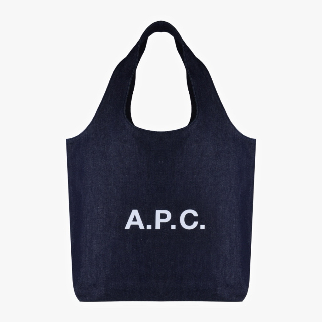 A.P.C. INDIGO NINON DENIM TOTE