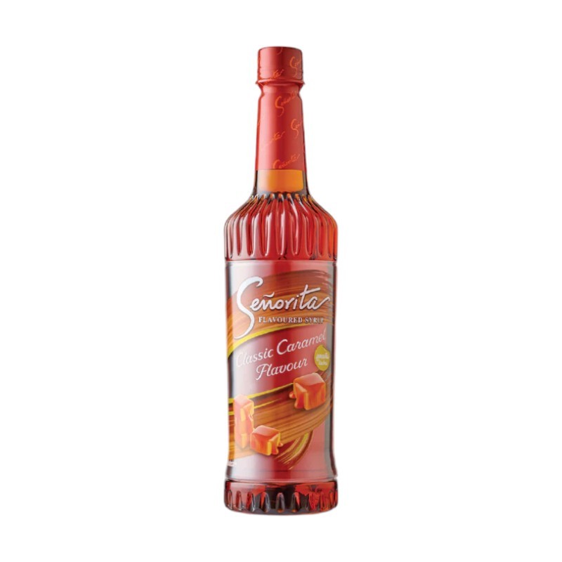 ไซรัปกลิ่นคลาสสิคคาราเมล Senorita 750ml. หยกออนไลน์