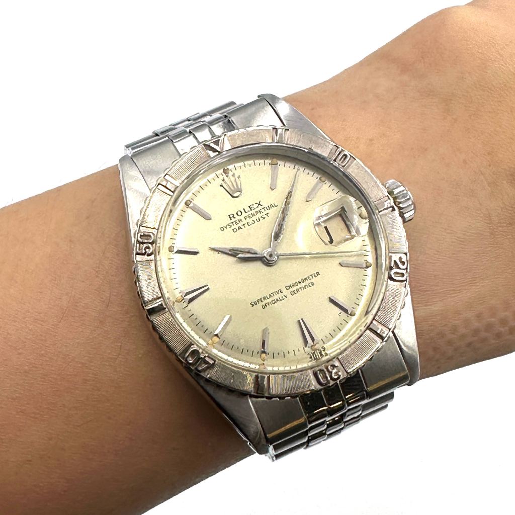 ROLEX Datejust 6609 Year 1958 Automatic Date Unisex Size 36 mm. (Rare Item)