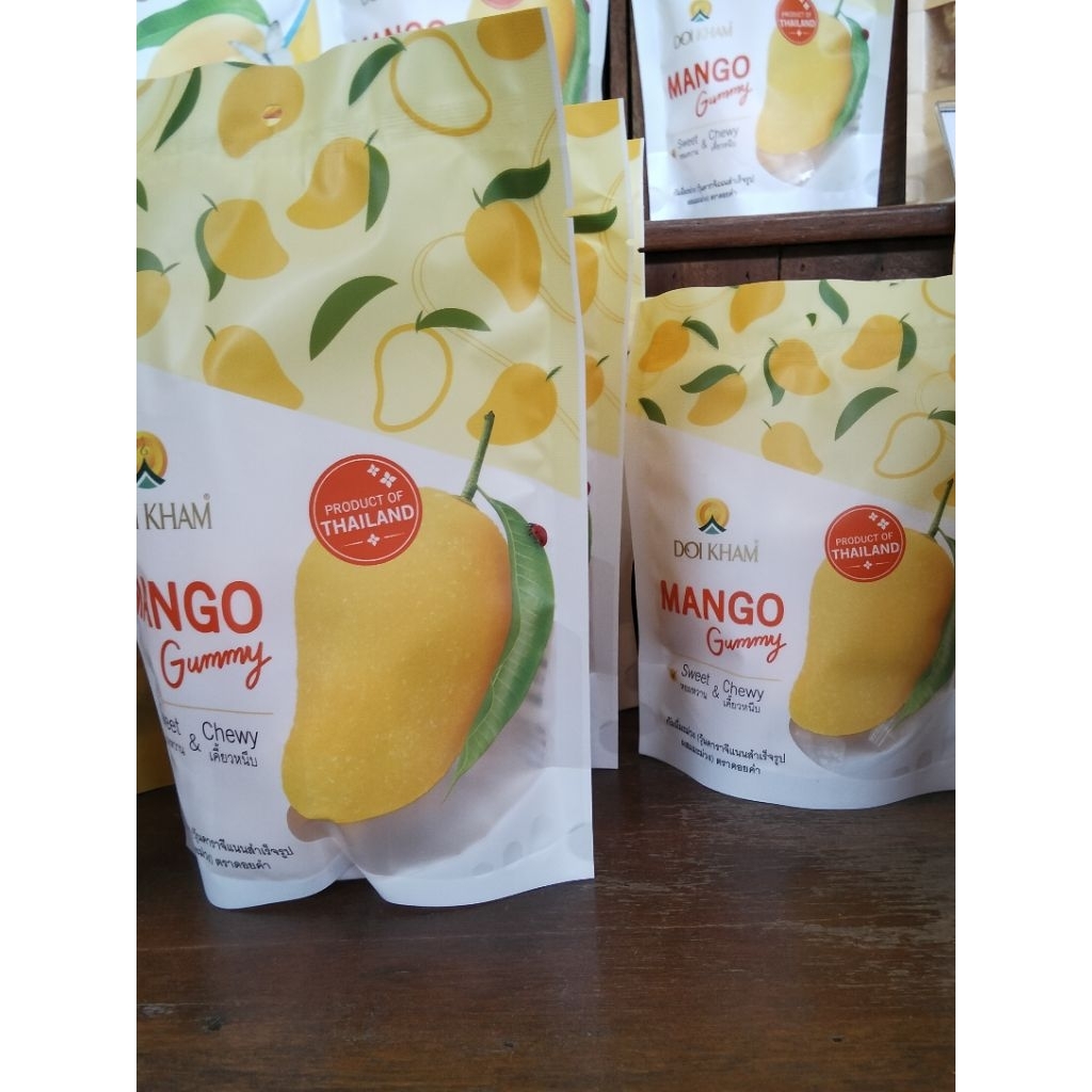 กัมมี่มะม่วง ดอยคำ ขนาด70กรัม และ150กรัม