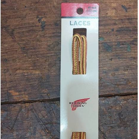 เชือกรองเท้า RED WING SHOES TASLAN LACE TAN/GOLD 32" 36" 48"