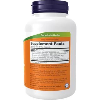 NOW EGCg Green Tea Extract 400mg , 180 VegCaps ( No.3930)