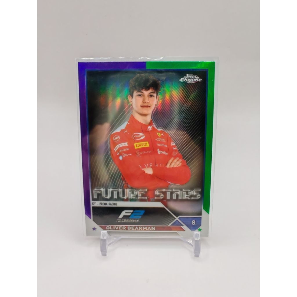 การ์ด f1 topps chrome 2023 oliver bearman