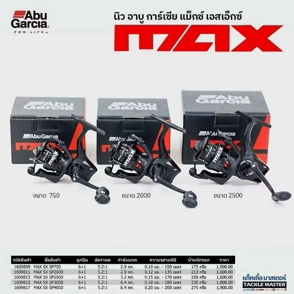 รอกสปินนิ่ง Abu Garcia MAX SX