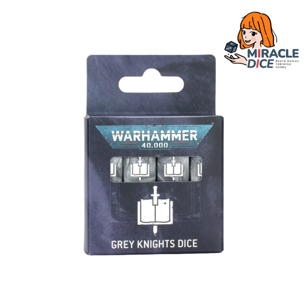 [พร้อมส่ง] Warhammer 40K : Grey Knights Dice