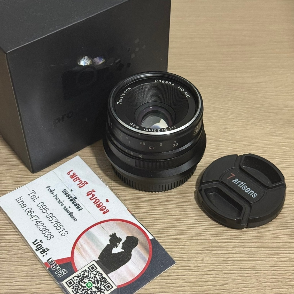 7Artisans ( 25 mm f1.8 Lens ) เลนส์มือหมุน