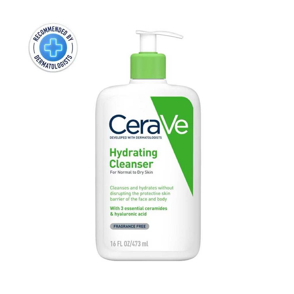 Cerave โฟมล้างหน้า CeraVe เซราวี ไฮเดรติ้ง คลีนเซอร์ 473 มล.