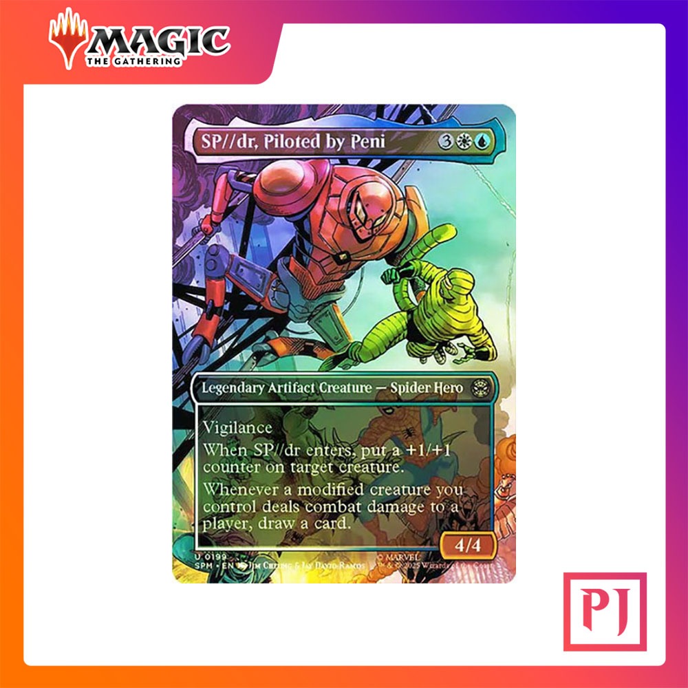 [MTG] SP//dr, Piloted by Peni (Borderless) [SPM] [MULTI] [UNCOM] [FOIL] [ENG] (การ์ดเมจิค / Magic the Gathering)
