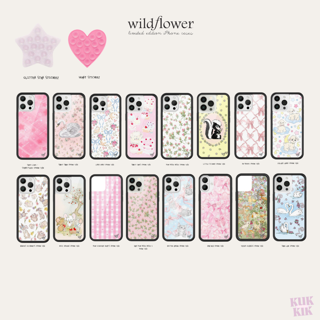 [Pre-Order] Wild Flower Limited Edition Phone Case พรีออเดอร์จากอเมริกา